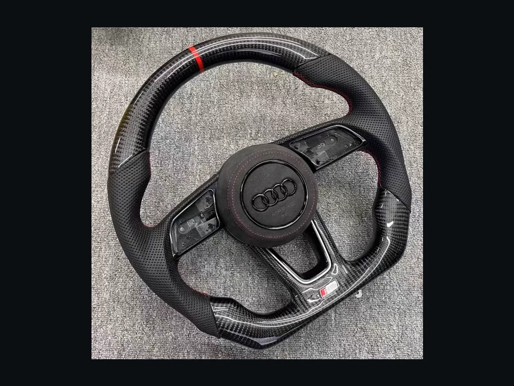 Audi A5 Nappa Carbon Fiber Wheel — Custom Steering Wheel