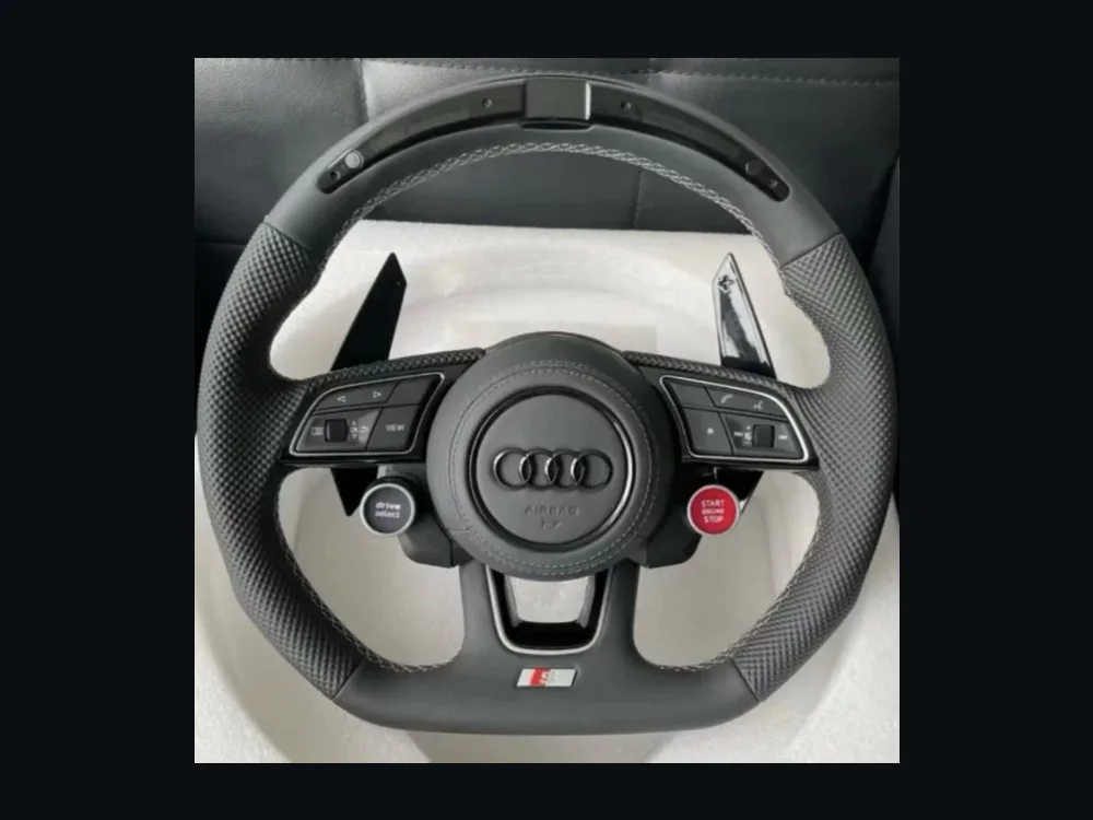 Audi Q3 LED Carbon Fiber Wheel — Custom Steering Wheel