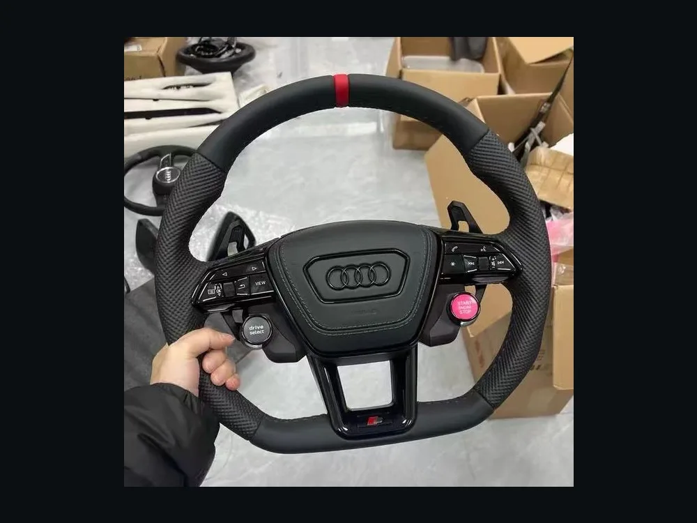 Audi A3 Leather Steering Wheel — Custom Steering Wheel