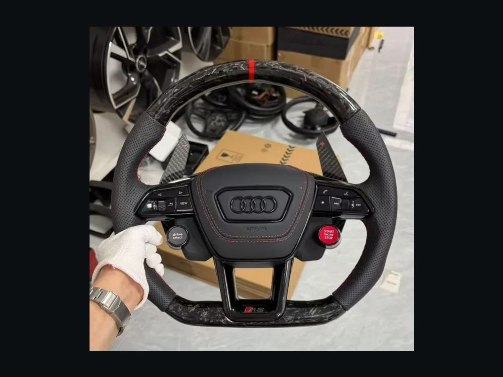 Audi Q3 Forged Carbon Steering Wheel — Custom Steering Wheel