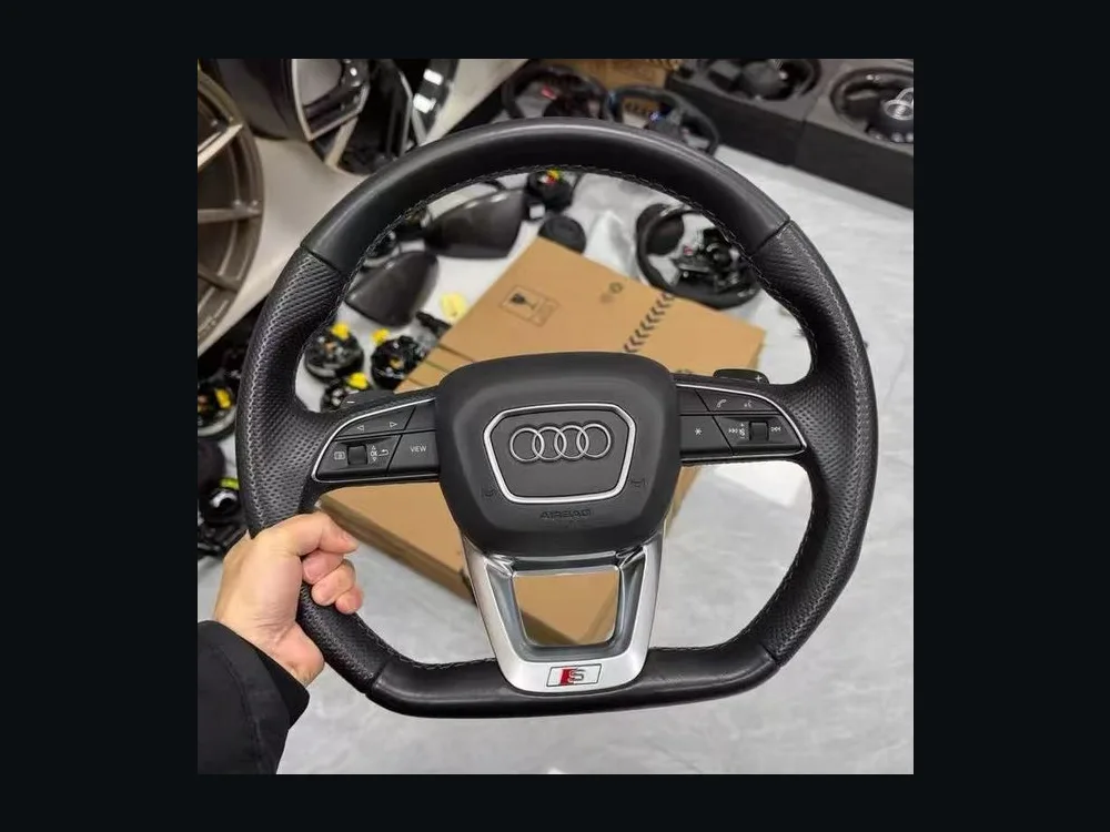 Audi Q3 Leather Steering Wheel — Custom Steering Wheel