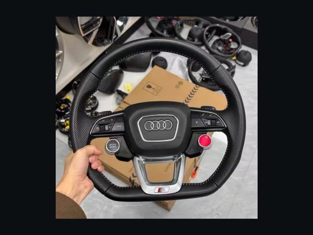 Audi RS3 Leather Steering Wheel — Custom Steering Wheel