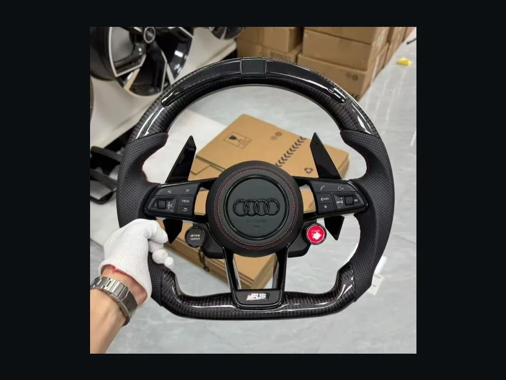 Audi A3 LED Carbon Fiber Wheel | NIEVELT Audi A3 LED Carbon Fiber Wheel — Custom Steering Wheel