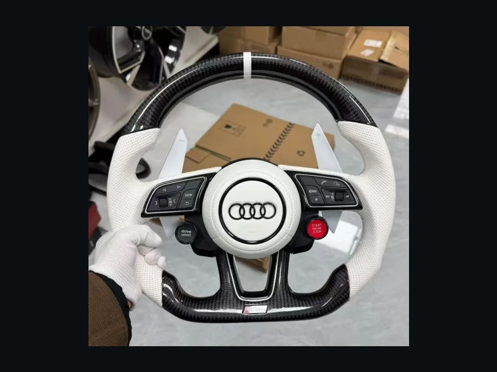 Audi A5 Carbon Fiber Steering Wheel | NIEVELT Audi A5 Carbon Fiber Steering Wheel — Custom Steering Wheel
