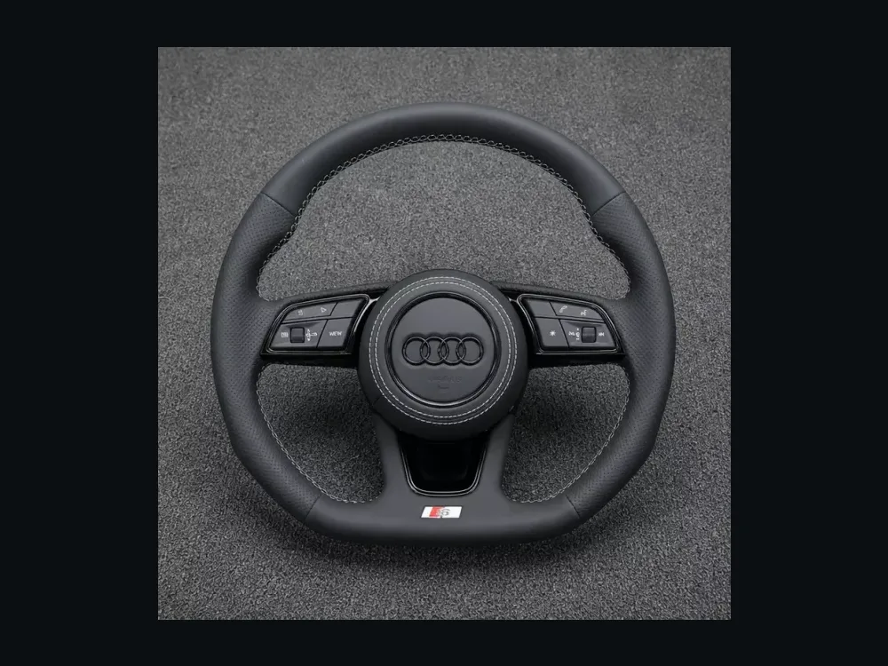 Audi A4 S4 RS4 A5 Coupe Sportback S5 RS5 B5 B6 B7 B8 B9 8T 8F F 1996 2026 Custom Nappa Genuine Leather Steering Wheel — Custom Steering Wheel